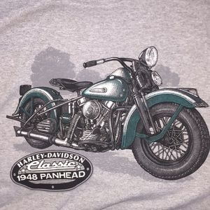 Harley Davidson Classic Panhead Graphic T-shirt